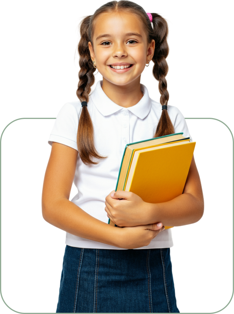 Ученик с книгами